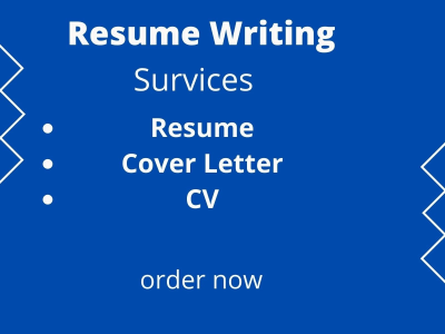 Professional and advance resume, CV and cover letter