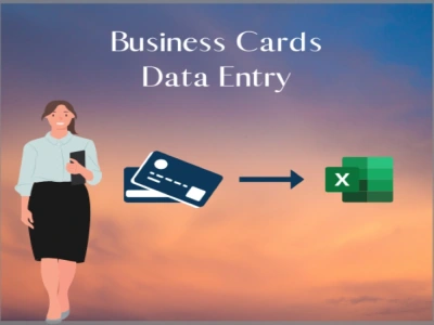 Accurate Business Card Data Entry on Excel | Google Sheet