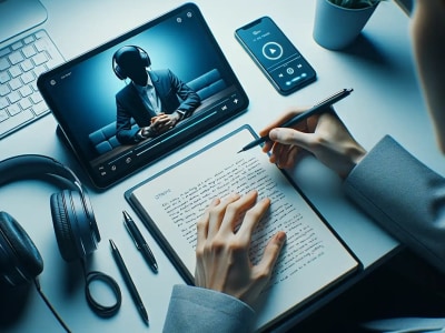 Accurate transcriptions in French, English, and Arabic