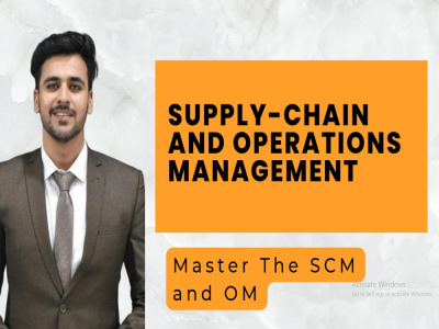 Supply chain management and operations management Assistance