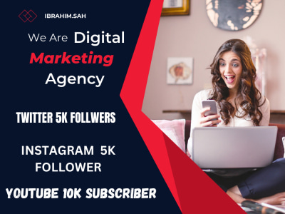 5000 real youtube subscriber | promotion Instagram and twitter Followers