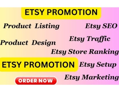 Etsy shop promotion Esty marketing to boost Etsy sales and Etsy traffic