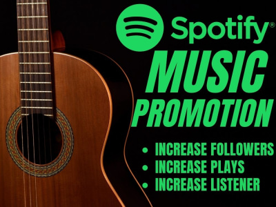 Spotify Music Viral Promotion with Followers, Saving, Listener, Play