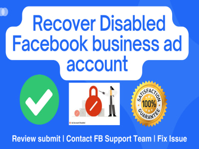 Recover disabled Facebook business ad account