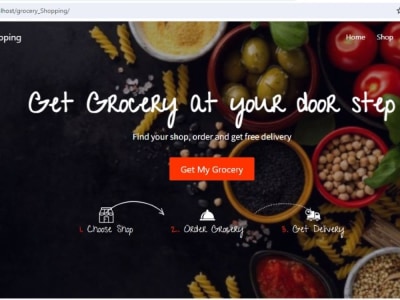 A grocery web site for a client | Upwork