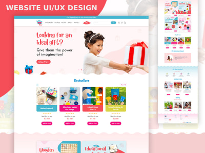 A creative Website design | Website UI/UX | Website Mock-up | FIGMA Website