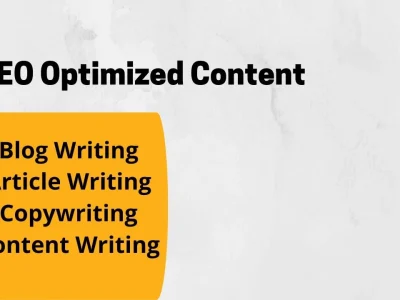 SEO Optimized Blogs | Articles | Content Writing | Content Writer