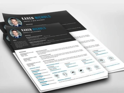 A professional resume design