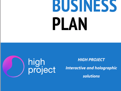 A fantastic business plan with financial model for your GREAT IDEA