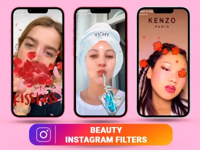 A viral high-quality AR Beauty Filter for Instagram/Facebook