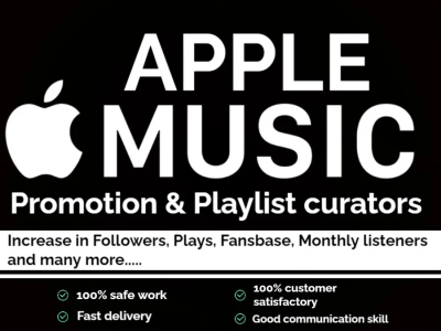 Apple music promotion and playlist curators