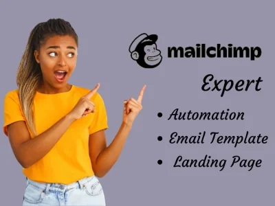 Mailchimp landing page, Email Automation, Mailchimp Template and Mailerlite