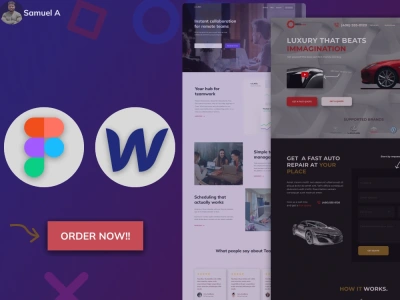 A Responsive, Interactive Webflow website. | Figma to Webflow | Upwork