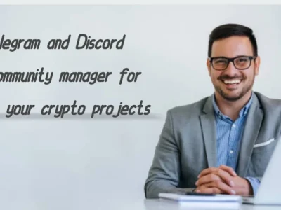 A community manager for your crypto project on telegram and discord
