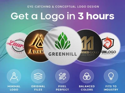 TWO Logo Design Concepts with UNLIMITED REVISIONS until you are SATISFIED