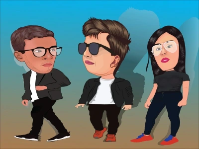 Unique cartoon caricature from your photo