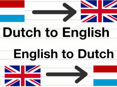 A perfectly translated text - Dutch to English and vice versa