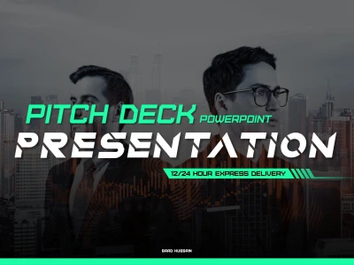 A PowerPoint Presentation and Pitch Deck Design