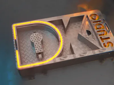 Professional and smooth 3D logo animation