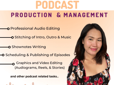 Professional audio editing converted in a podcast ready to publish | Upwork