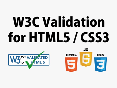 W3C validated HTML CSS for your website