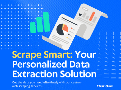 Personalized web scraping solutions, Customized  for Your Requirements