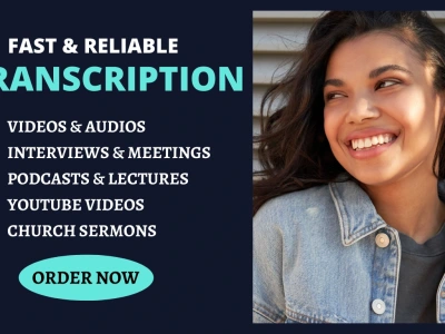 Accurate and high-quality transcription of English audio and video files