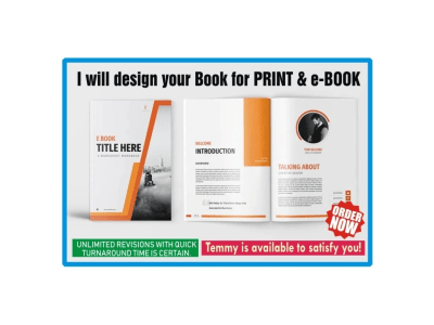 Attractive layout Book for print, eBook or PDF