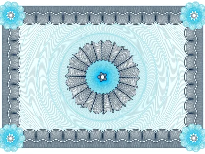 A fantastic Guilloche and pattern design