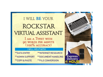 A dedicated and professional virtual assistant