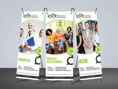 A fantastic design for roll-up banners and retractable banner