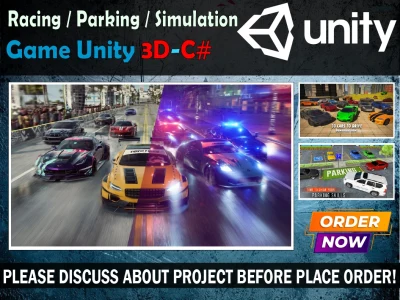 Racing, Parking, Car Simulation Game, 3D Unity