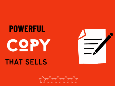 A persuasive moneymaking sales copy