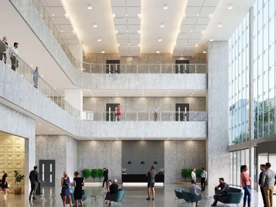 Photorealistic 3D Interior Rendering for Commercial Spaces