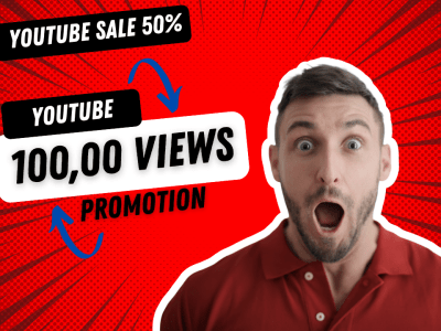 YouTube channel SEO and organic promotion for 100,000 views