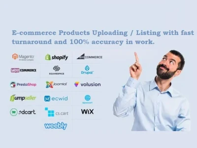 Quality eCommerce product uploading/listing/updating work at the best price