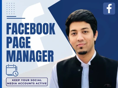 A facebook page manager and content creation