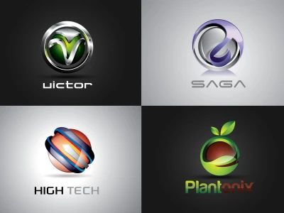 A professional creative and modern 3d logo for your business