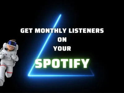 Organic monthly listeners for your SPOTIFY music