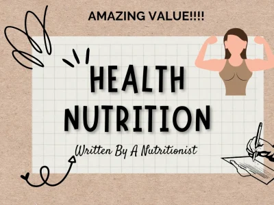 A specialized well-researched article on nutrition or health