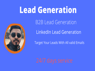 B2B Lead Generation, LinkedIn Lead, Contact List Building.