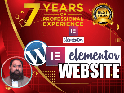 A responsive wordpress website or landing page with elementor pro | Upwork