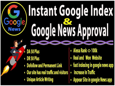 Instant google news approved premium dofollow guest post