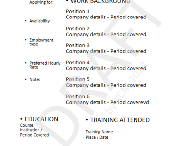 An all-new resume / CV to land on your best next job