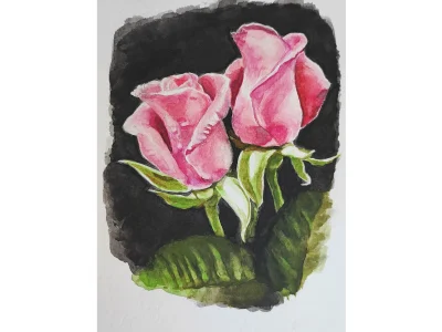 Gorgeous watercolor or watercolor & pen illustration