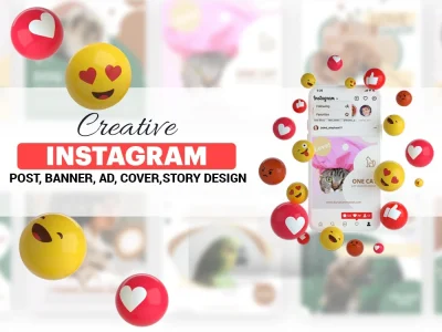 Creative Instagram post, story, reel or banner