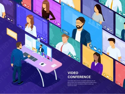An amazing isometric illustration designed for your business