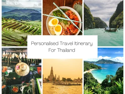 Your Personalised Travel Itinerary For Thailand