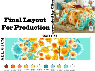 A Textile Seamless & Re-Draw Pattern Or Panel For Fabric Print