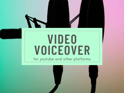 A professional video voiceover for YouTube or other platforms